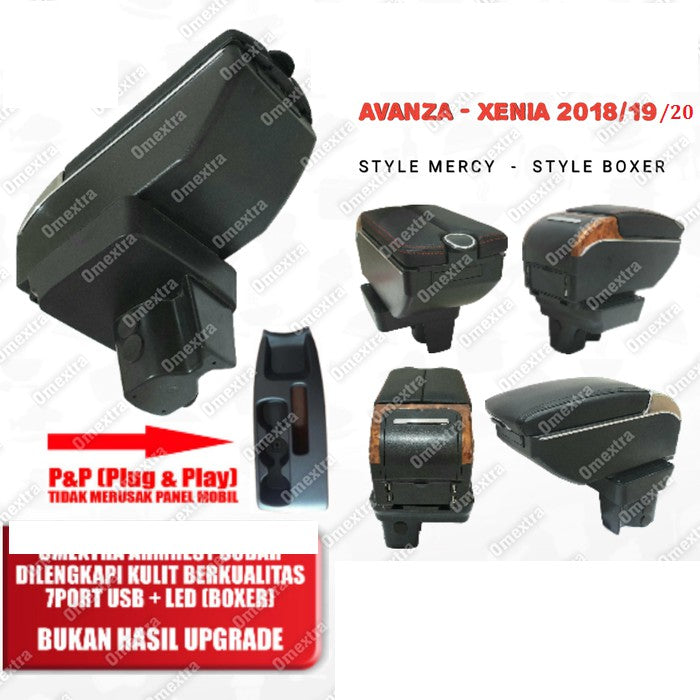 Armrest Box USB 7 Console Avanza Xenia Khusus 2018 - Sekarang ORIGINAL