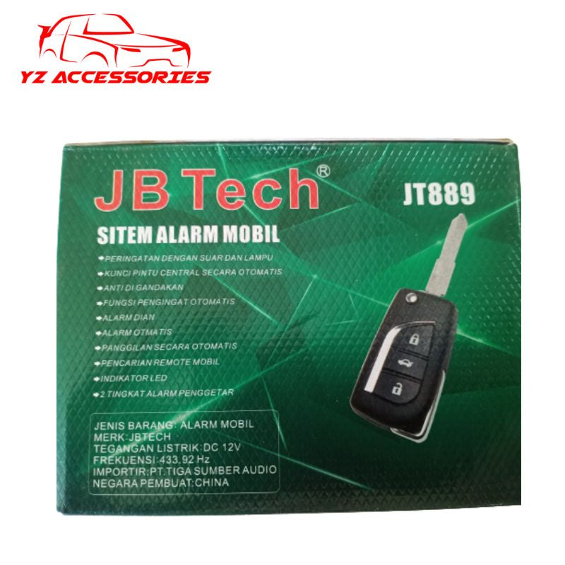 Alarm Mobil Anti Maling Universal Model Remot Kunci Lipat Best Quality