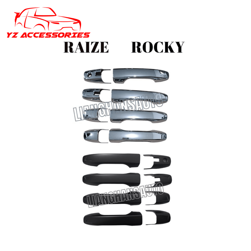Cover Handle Rocky Type X / R Chrome Hitam Dop Doff