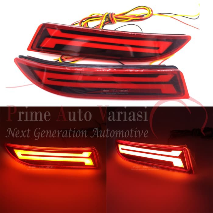 Reflektor Bumper Belakang Daihatsu Terios Lama + Lampu