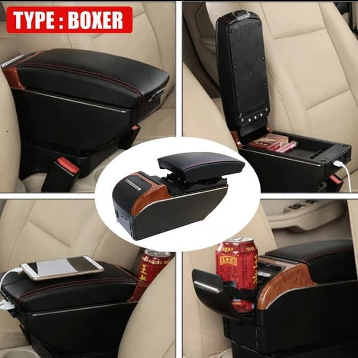 Armrest Box USB 7 Console Avanza Xenia Khusus 2018 - Sekarang ORIGINAL
