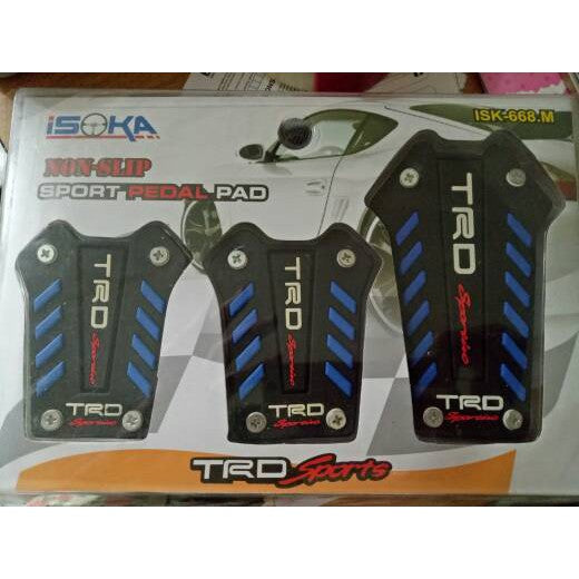 Pedal Gas Manual TRD Sportivo Hitam Biru