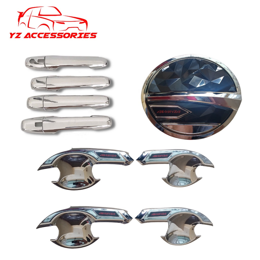 Cover Handle Outer Tank Cover All New Avanza Veloz Xenia GR 2022 Up Chrome