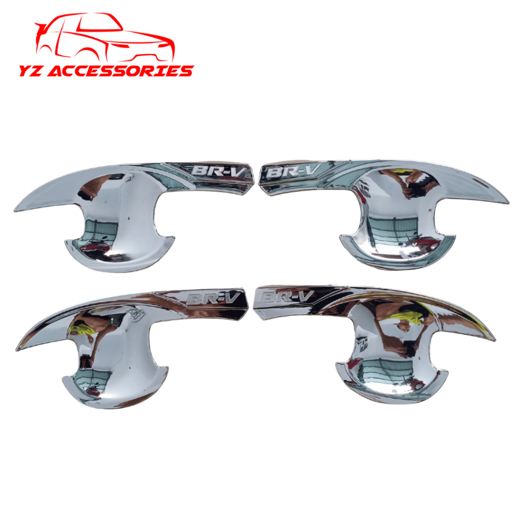 Outer Mangkok Honda Brv 2016 - 2021 Chrome Hitam Dop Doff