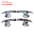 Outer Mangkok Honda Brv 2016 - 2021 Chrome Hitam Dop Doff