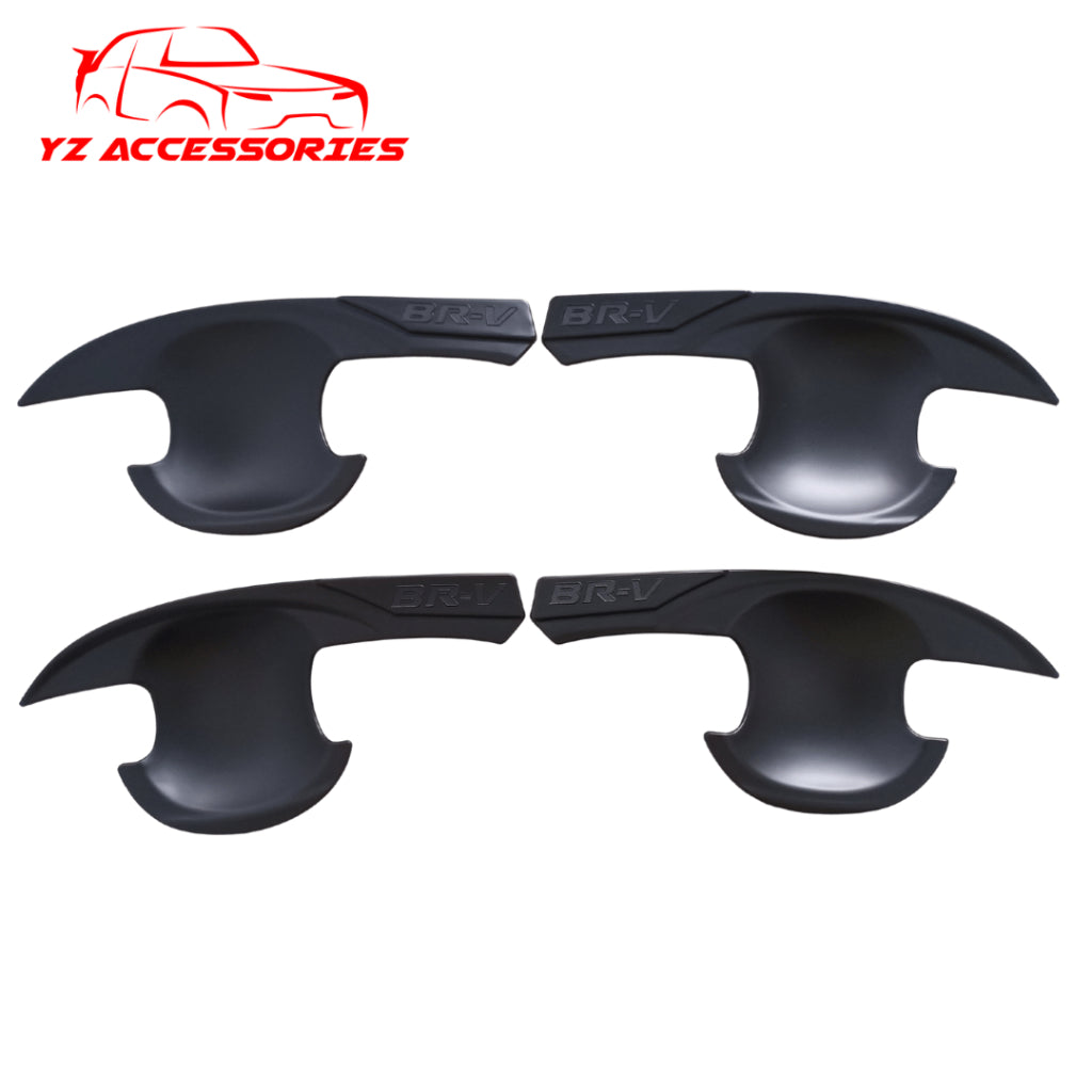 Outer Mangkok Honda Brv 2016 - 2021 Chrome Hitam Dop Doff