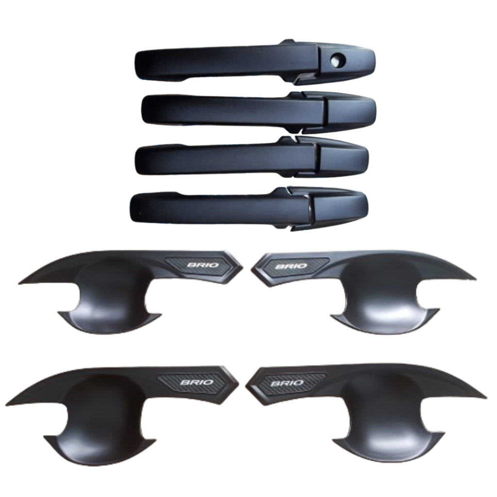 Paket Cover Handle + Outer Honda Brio Hitam Dop Doff