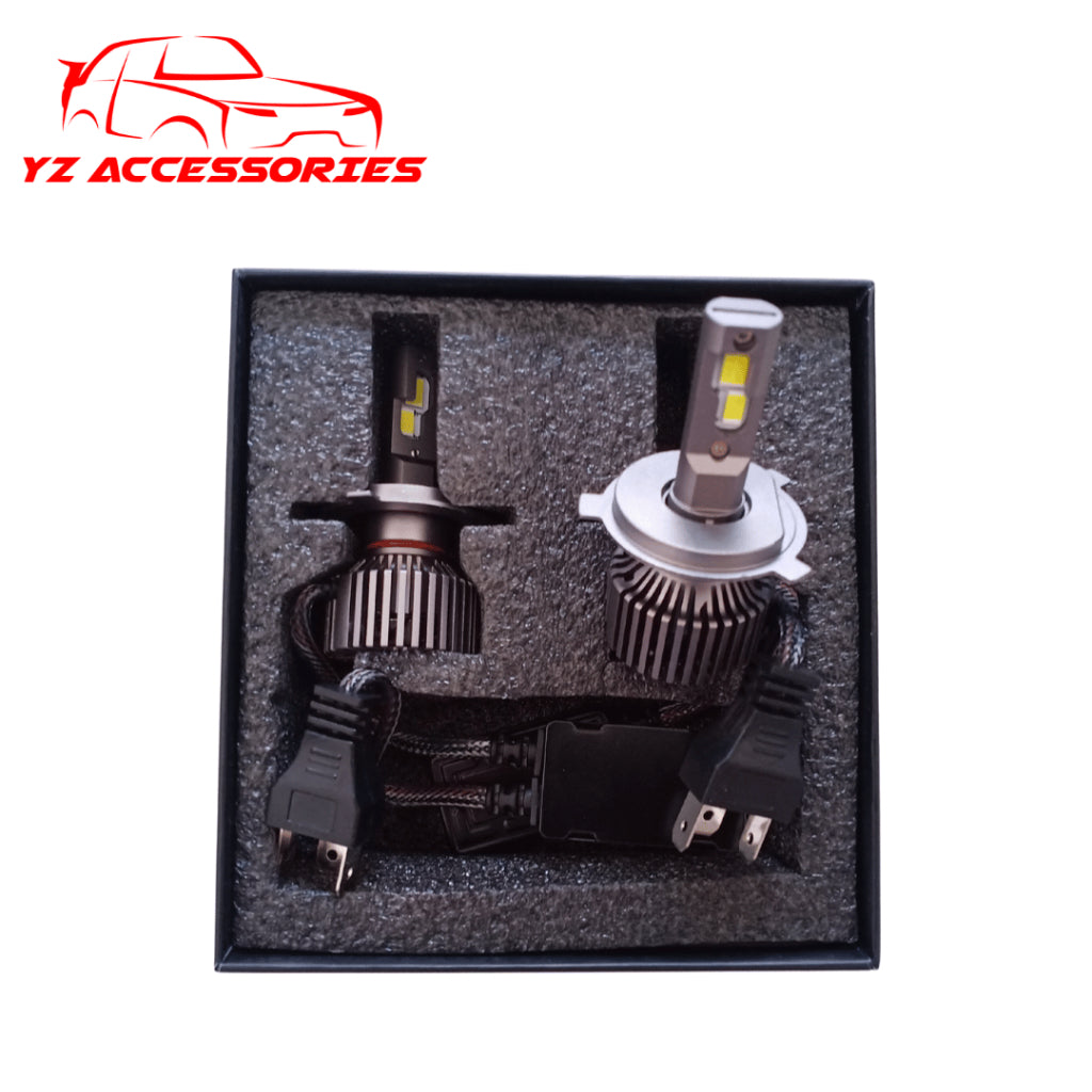 Lampu Led Mobil 3 Warna Fortunes F7 Turbo Led H4 H11 HB3 9005 HB4 9006 H3 H7 H11
