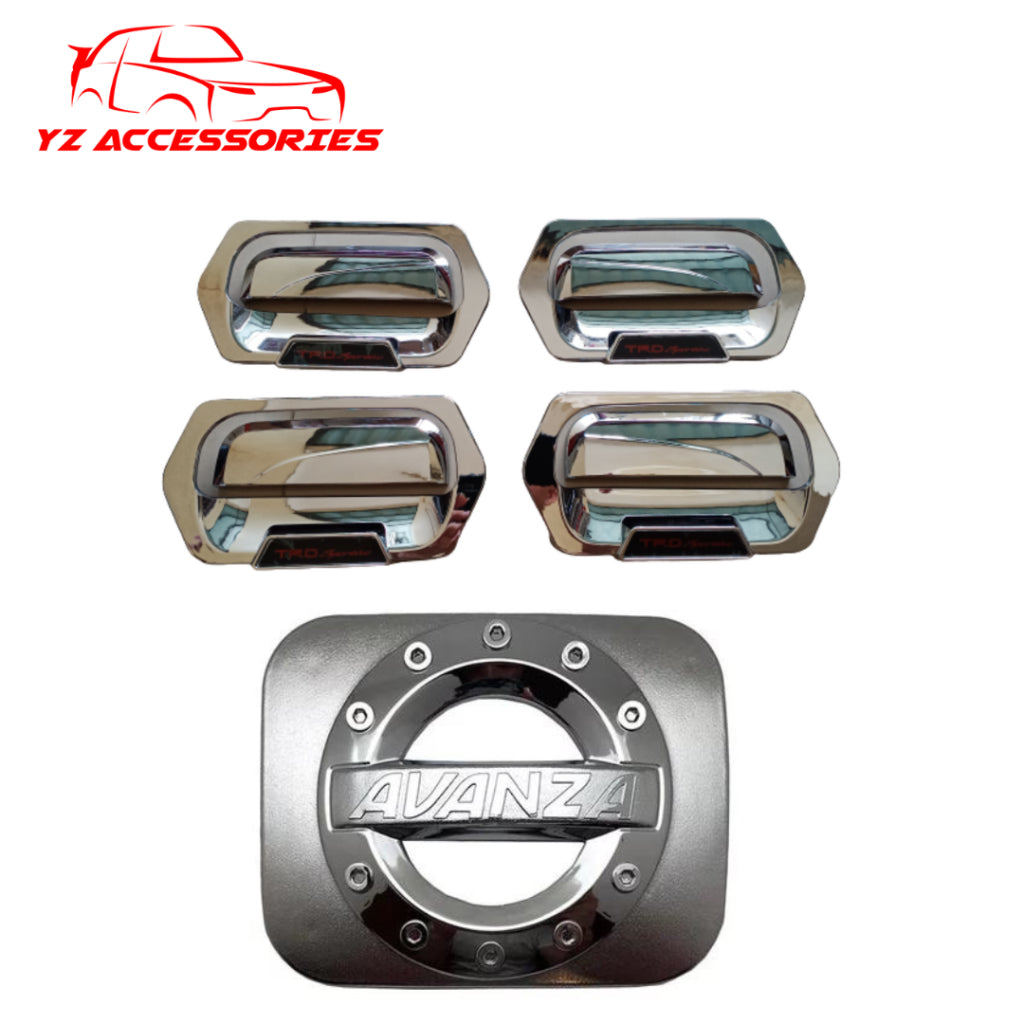Paket Handle + Outer + Tank Cover Chrome Avanza lama/vvti 2004 - 2011