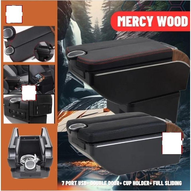 Armrest Box USB 7 Console Avanza Xenia Khusus 2018 - Sekarang ORIGINAL