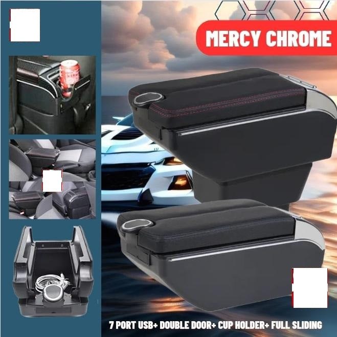 Armrest Box USB 7 Console Avanza Xenia Khusus 2018 - Sekarang ORIGINAL
