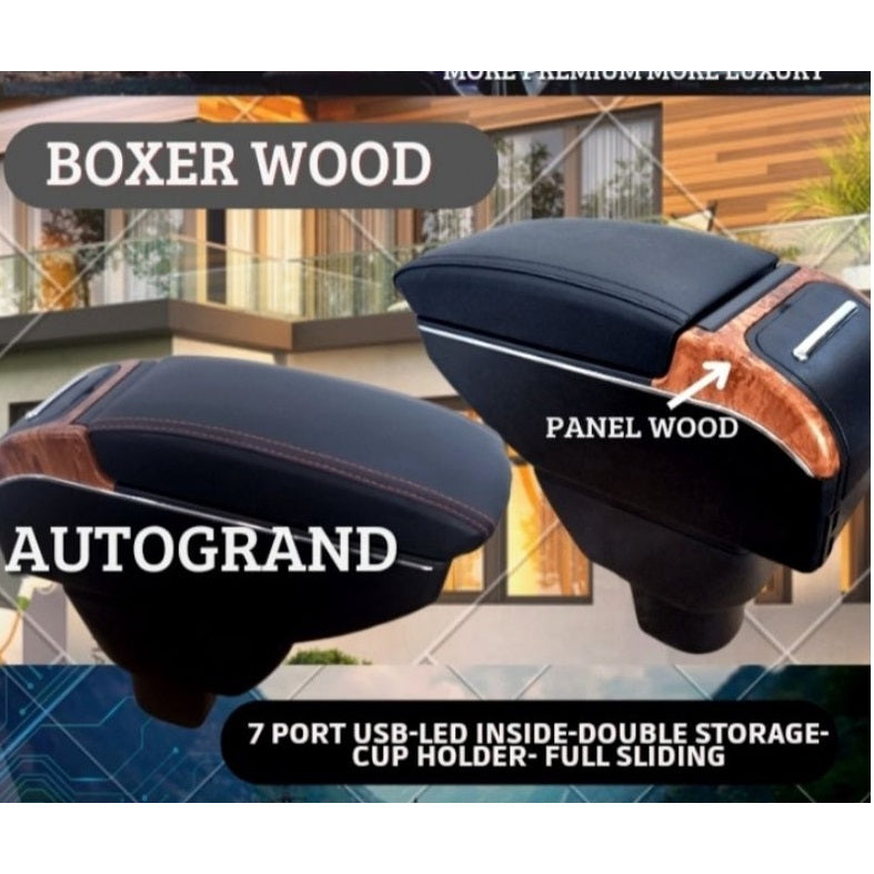 Armrest Box USB 7 Console Avanza Xenia Khusus 2018 - Sekarang ORIGINAL