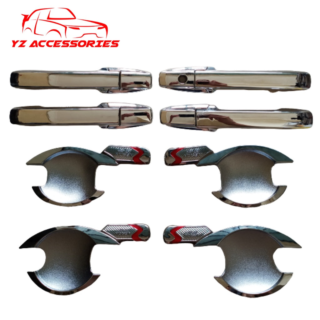 Paket Cover Handle + Outer Honda Brio Mobilio BRV Mugen Chrome