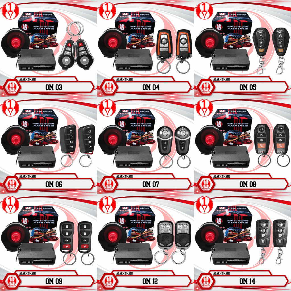 Alarm Mobil Anti Maling Remote Universal Omami Best Quality