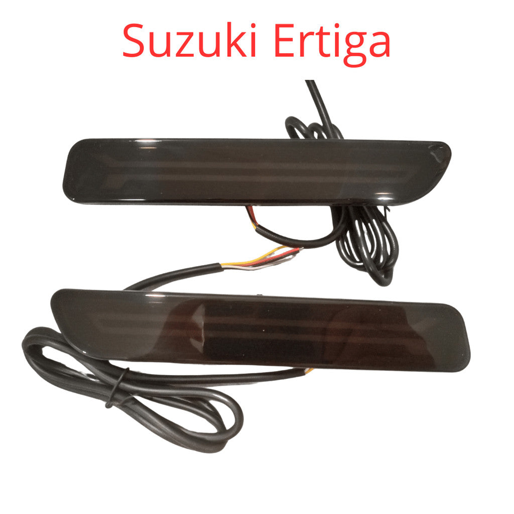 Lampu Reflektor Bumper Belakang Suzuki Ertiga Merah Smoke Model Garis