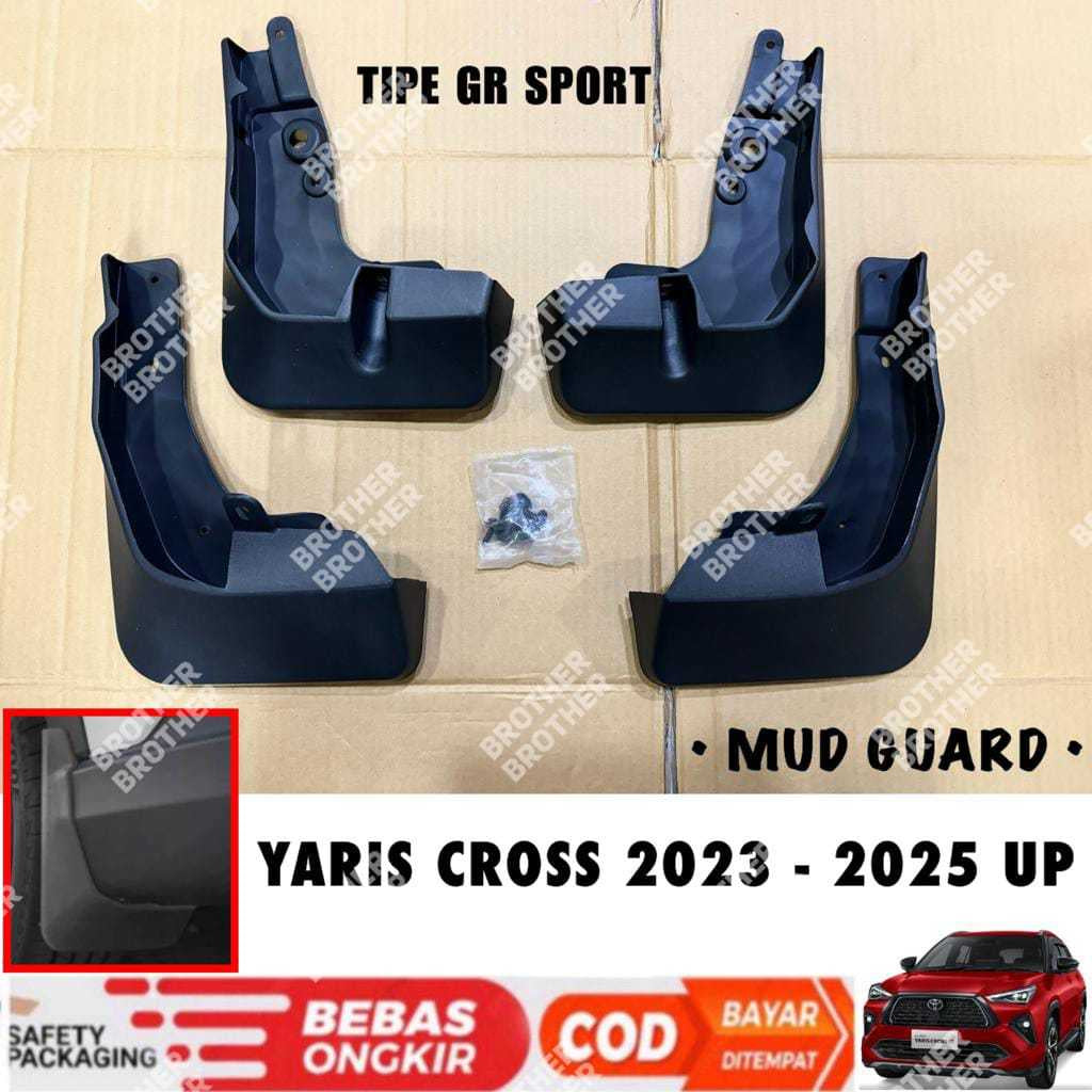 Mud Guard Karpet Lumpur Yaris Cross 2023 Up