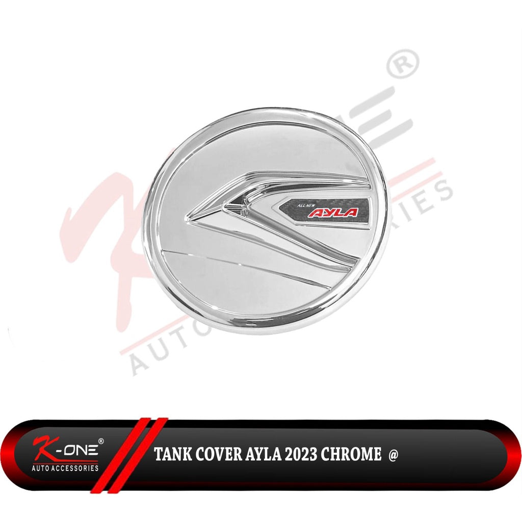Tank Cover Tutup Tangki All New Ayla 2023 Up Chrome Carbon Hitam Dop Doff