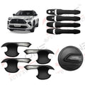 Paket Cover Handle Outer Tank Cover Yaris Cross 2023 Up Hitam Dop Doff