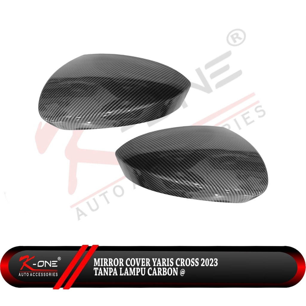 Cover Spion Yaris Cross 2023 Up Chrome Hitam Carbon