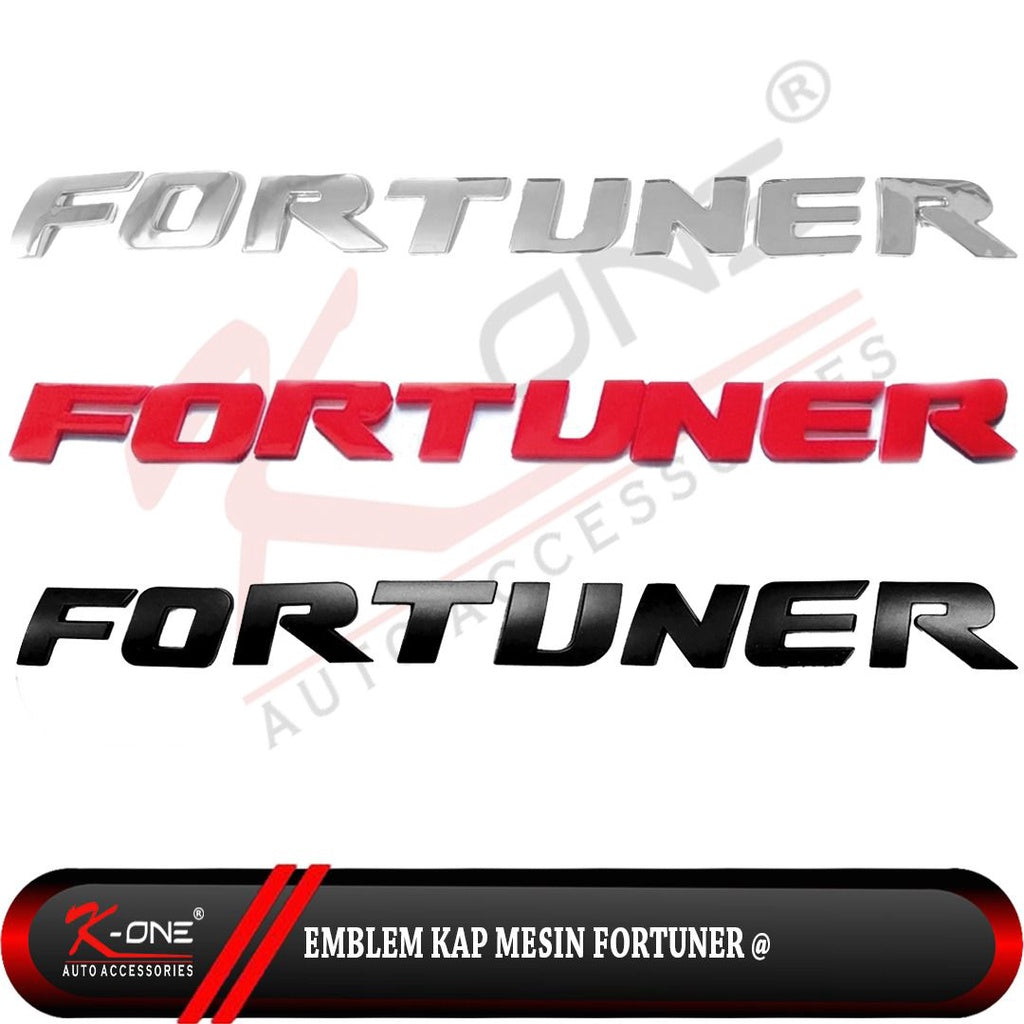 Emblem Kap Mesin Toyota Fortuner