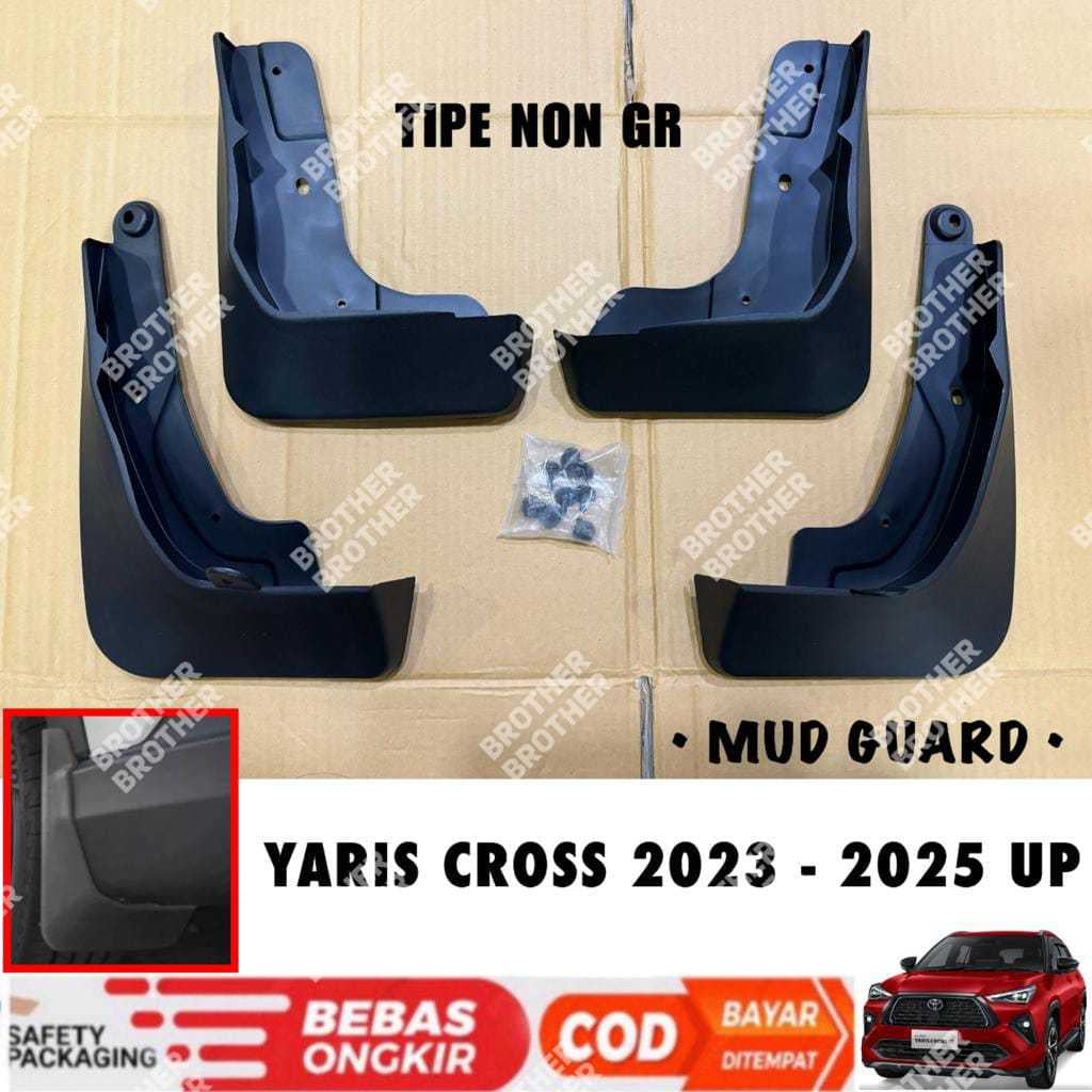 Mud Guard Karpet Lumpur Yaris Cross 2023 Up