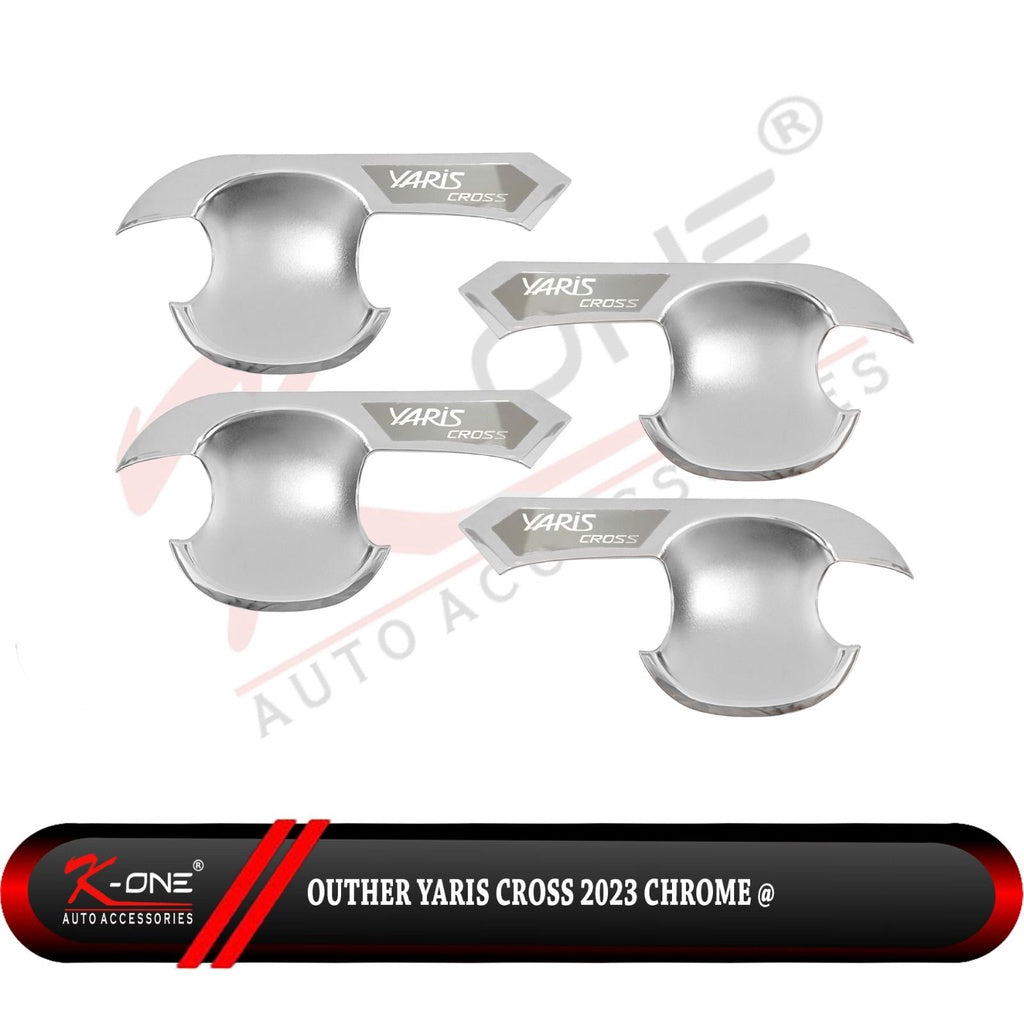 Outer Mangkok Yaris Cross 2023 Up Chrome Hitam Carbon