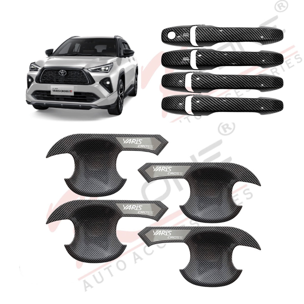 Paket Cover Handle + Outer Yaris Cross 2023 Up Carbon