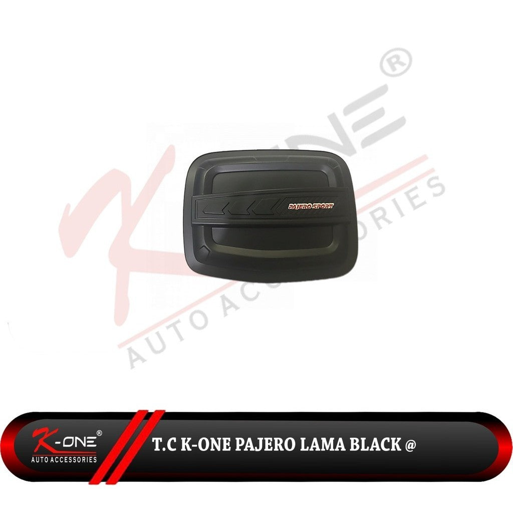 Tank Cover Tutup Tangki Pajero Sport 2008 - 2015 Hitam Dop Doff