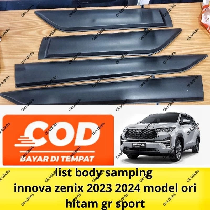 List Body Innova Zenix 2023 Up Hitam