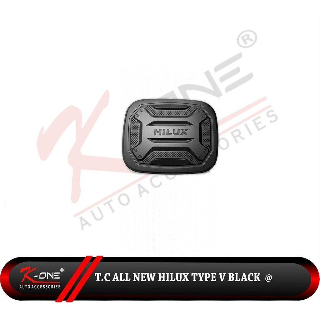 Tank Cover Tutup Tangki All New Hilux 2021 Up Hitam Dop Doff