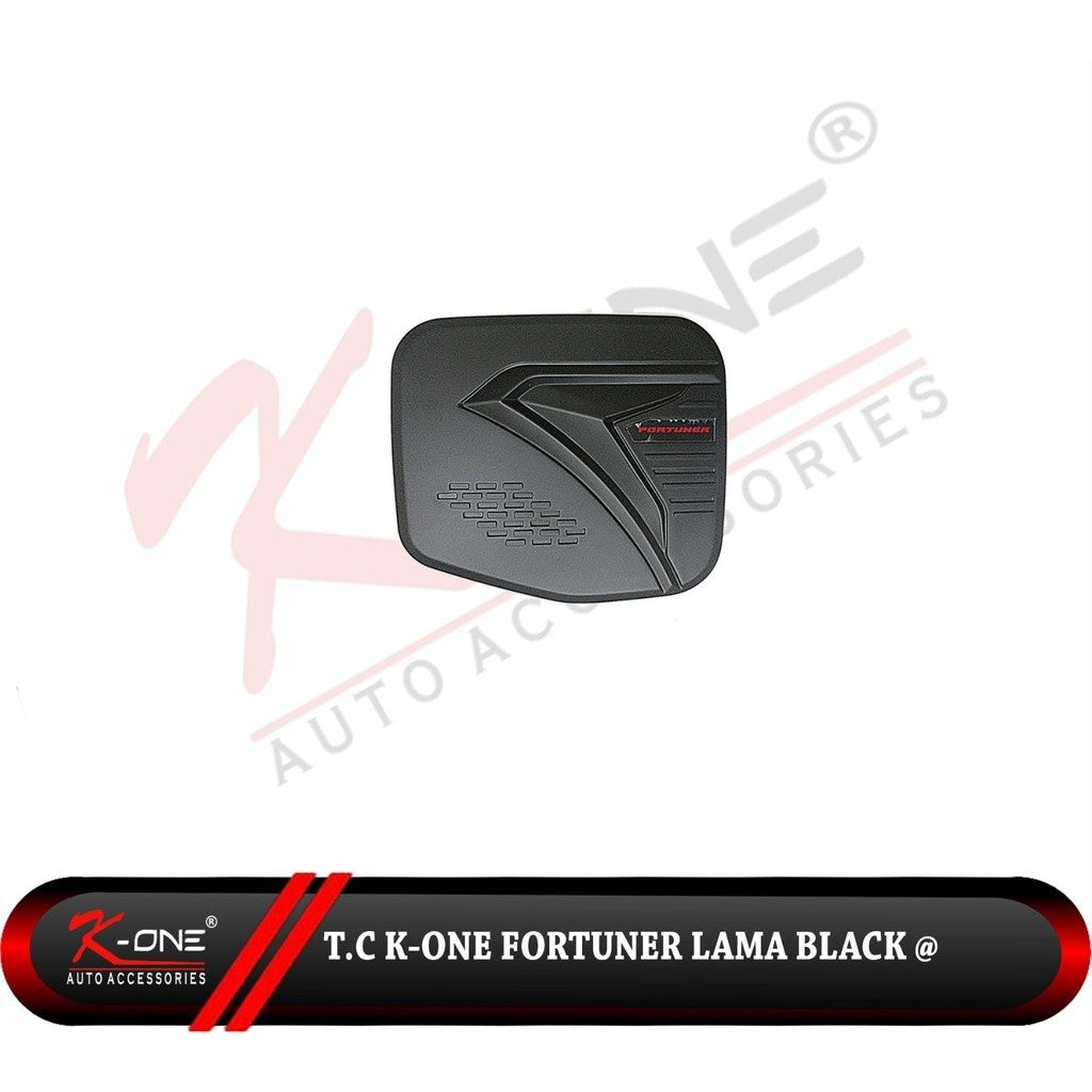 Tank Cover Tutup Tangki Fortuner 2007 - 2015 Hitam Dop Doff
