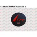 Tank Cover Tutup Tangki All New Avanza 2022 Up Hitam Dop Doff Exotic