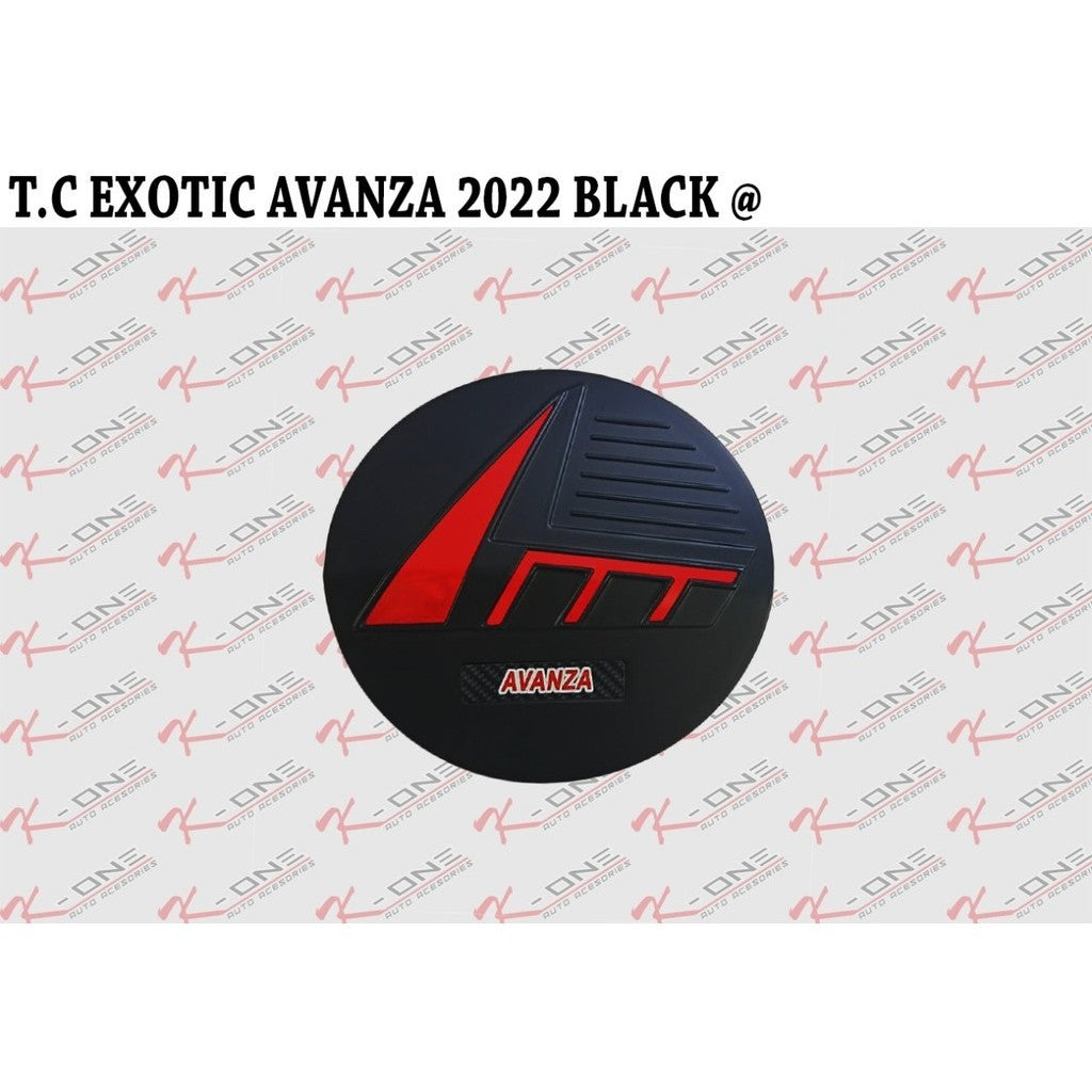 Tank Cover Tutup Tangki All New Avanza 2022 Up Hitam Dop Doff Exotic