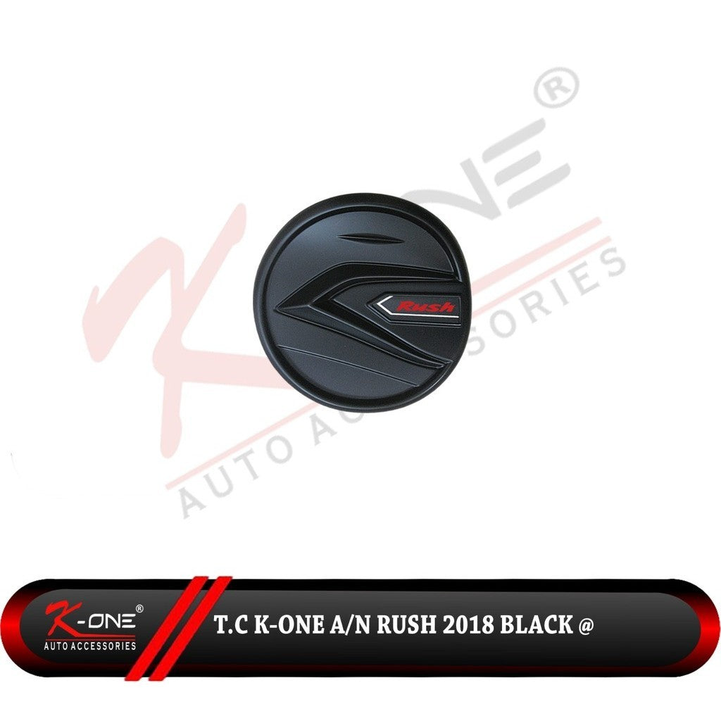 Tank Cover Tutup Tangki All New Rush 2018 Up Hitam Dop Doff
