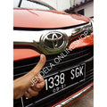 Emblem Logo Toyota Calya Depan Chrome