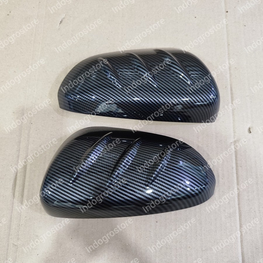 Cover Spion Agya Ayla 2023 Up Chrome Carbon Hitam Dop