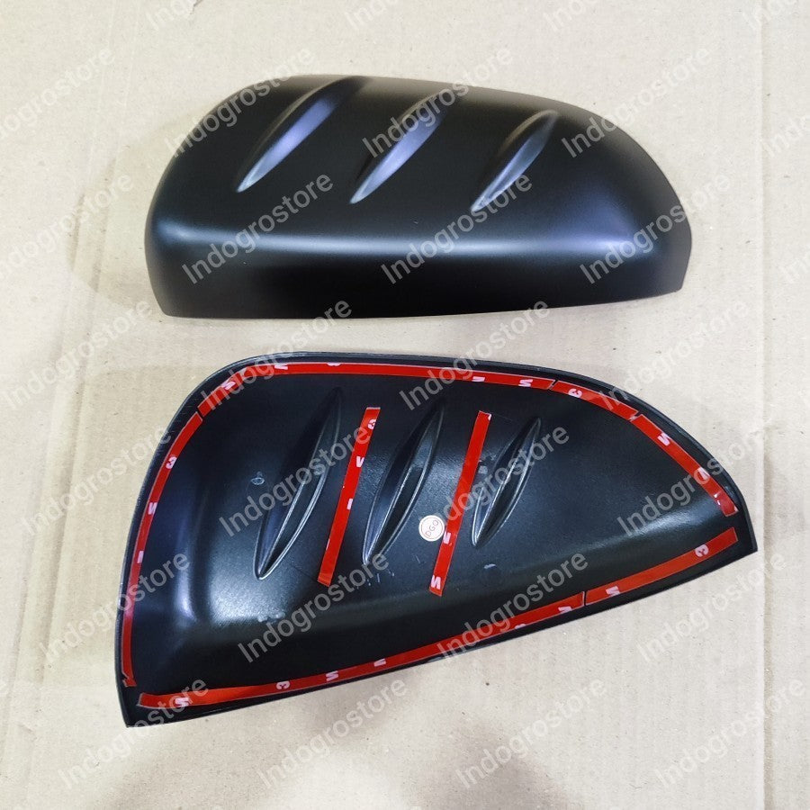 Cover Spion Agya Ayla 2023 Up Chrome Carbon Hitam Dop