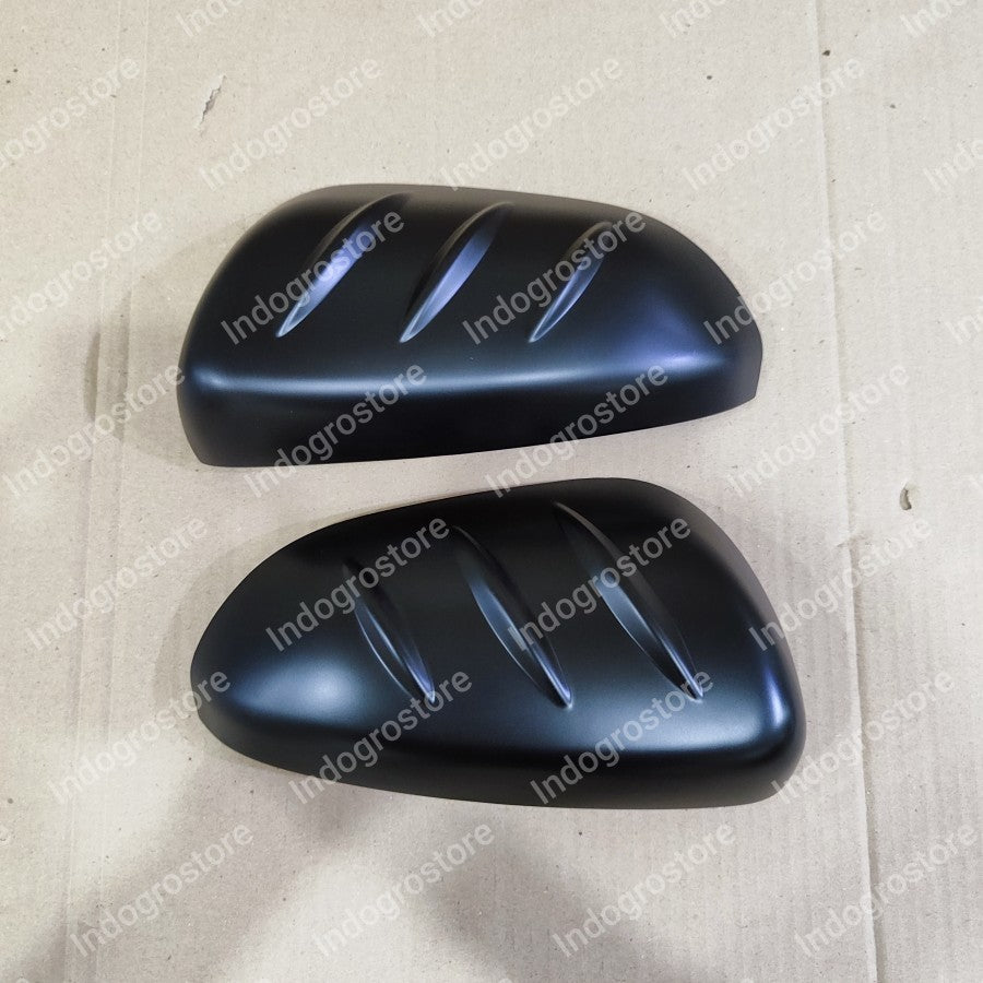 Cover Spion Agya Ayla 2023 Up Chrome Carbon Hitam Dop