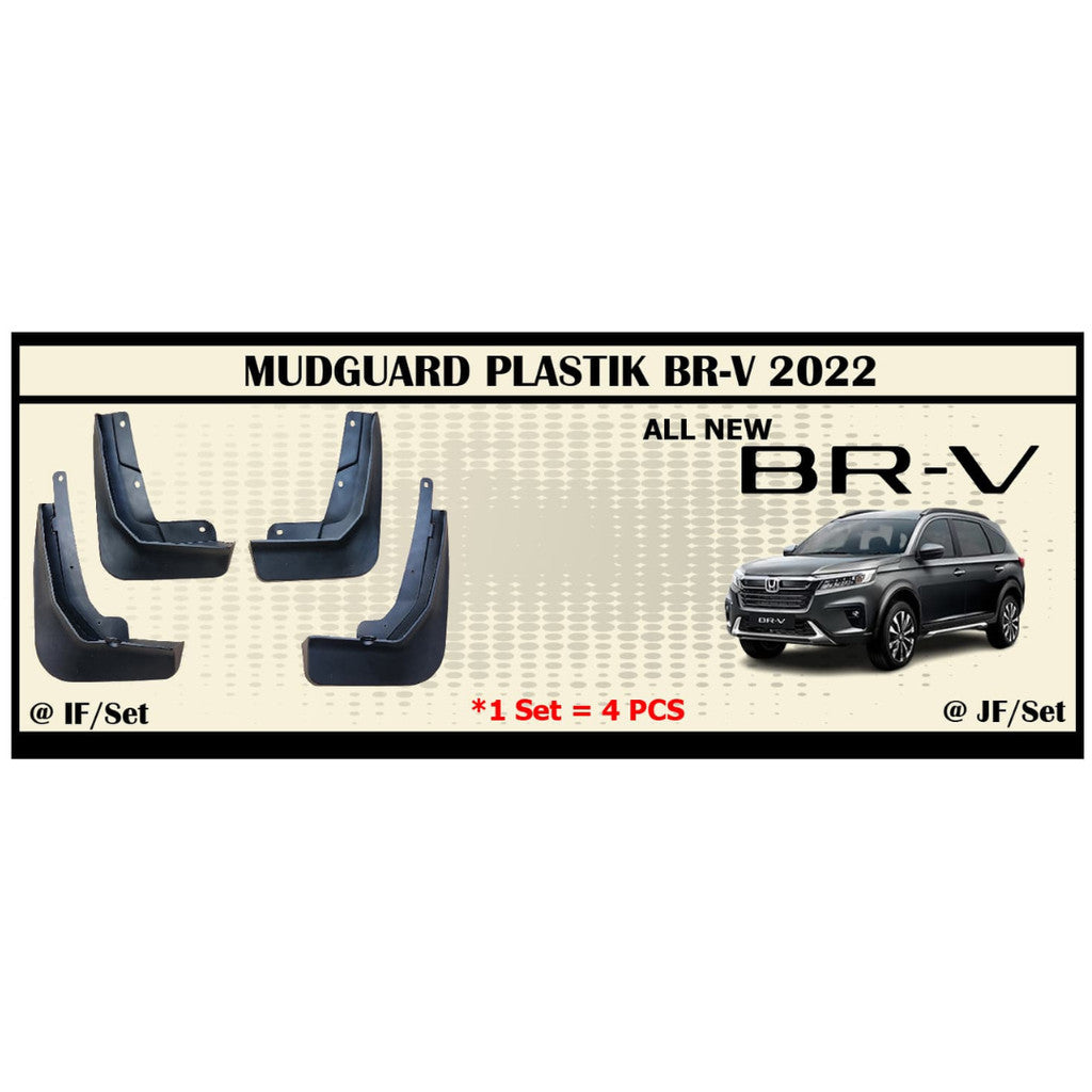 Mud Guard Karpet Lumpur All New BR-V BRV 2022 Up