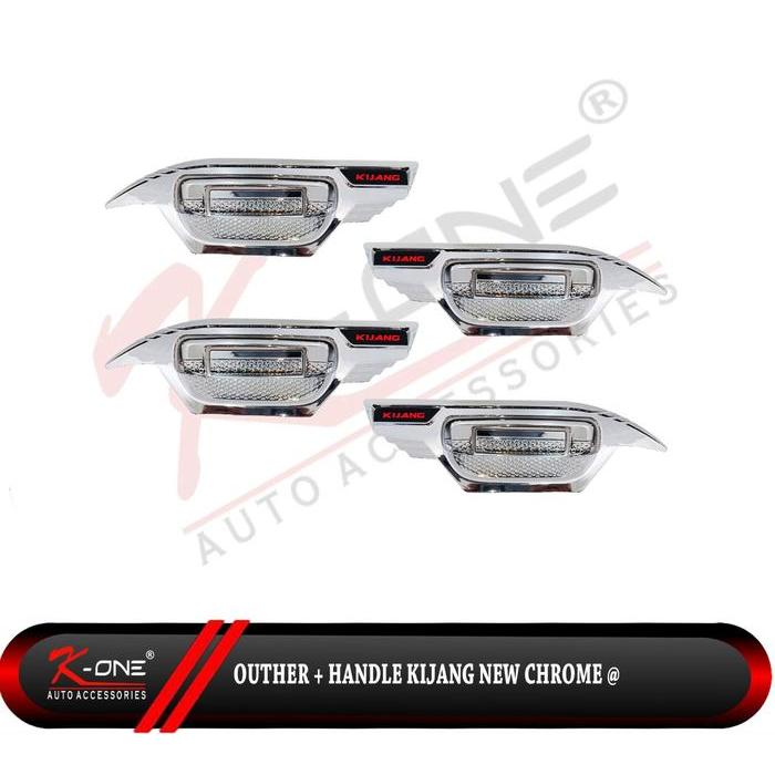 Paket Cover Handle + Outer Kijang New Kapsul Chrome