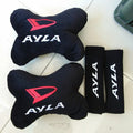 Bantal Ayla / Bantal Mobil Ayla 2 in 1 / Bantal Leher Mobil Universal