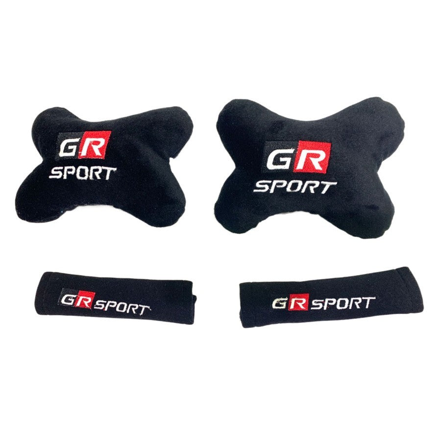 Bantal GR Sport / Bantal Mobil 2 in 1 GR Sport / Bantal Leher Mobil Universal