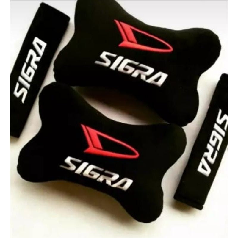 Bantal Sigra / Bantal Mobil Sigra 2 in 1 / Bantal Leher Mobil Universal