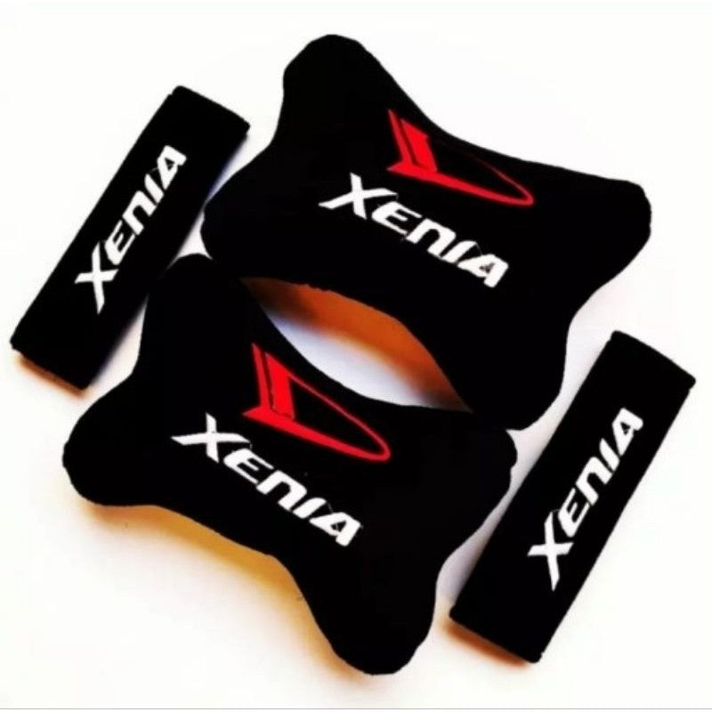 Bantal Xenia / Bantal Mobil Xenia 2 in 1 / Bantal Leher Mobil Universal