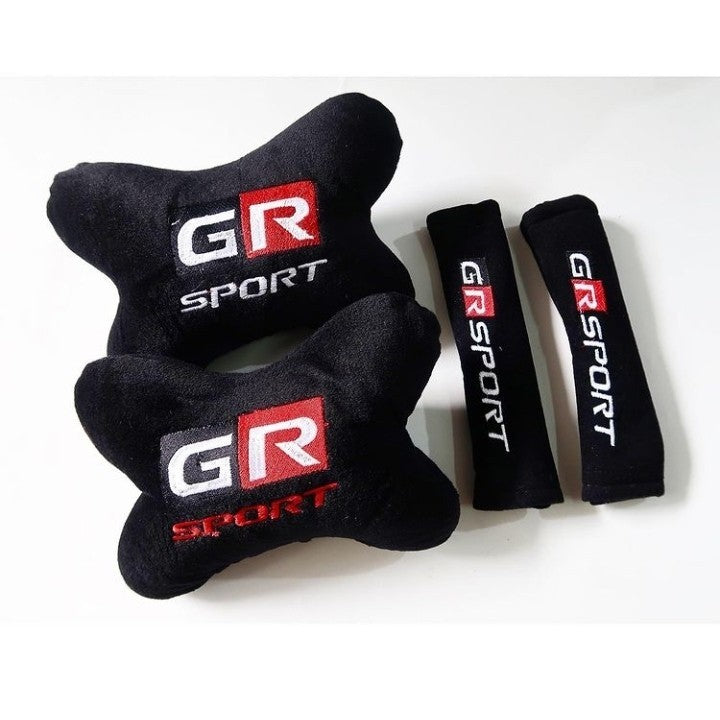Bantal GR Sport / Bantal Mobil 2 in 1 GR Sport / Bantal Leher Mobil Universal
