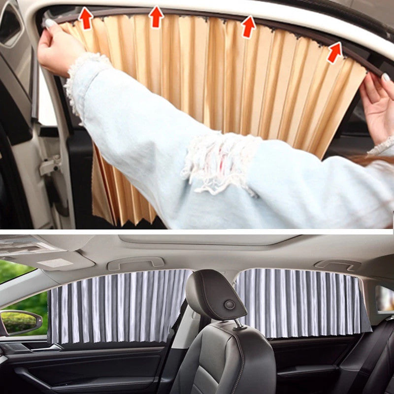 Car Curtain Tirai Mobil Jendela Samping Magnet Premium Gorden Hordeng